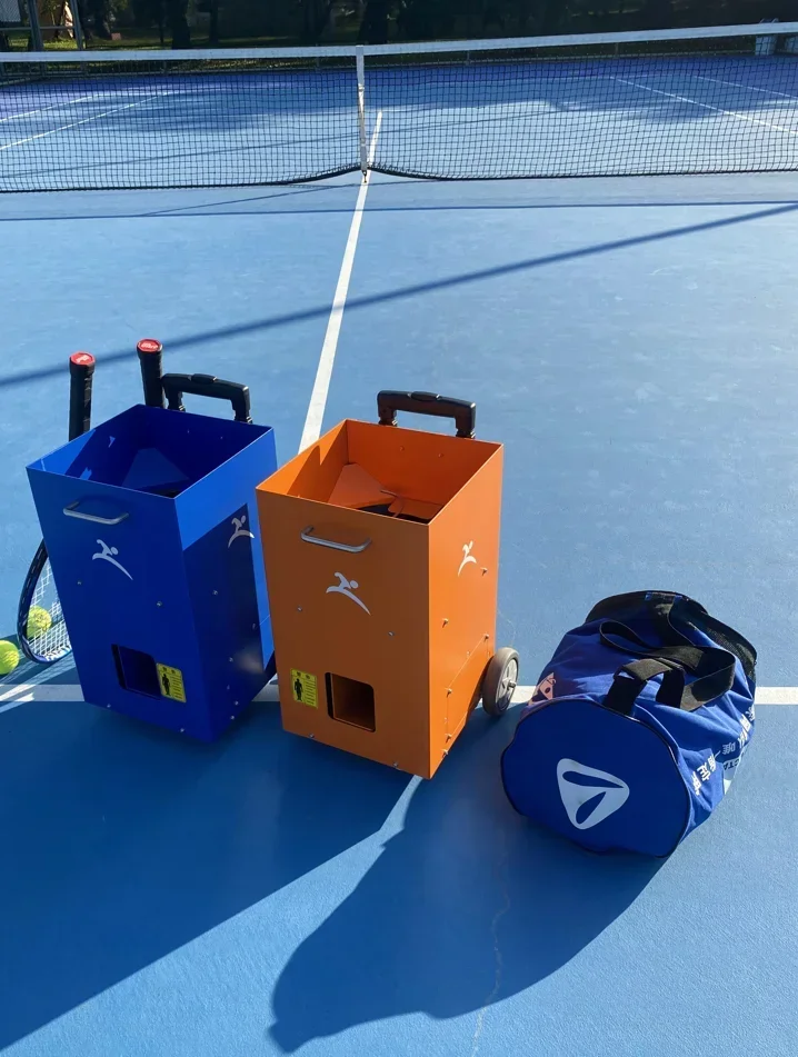 Portable Tennis Ball Machine, Adjustable Smart Ball Batting, Training Launch Machine for Sale with Remote Control tennis trainer