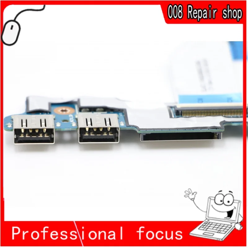 New For Lenovo Ideapad C340-14IWL FLEX-14IWL Switch Power Botton USB Board With Cable NBX0002GB00 EL4C4 LS-H085P 5C50W87555