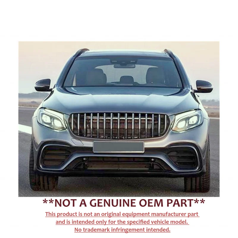 For Mercedes‑Benz GLC X253 2015‑2018 Upgrade GLC63 AMG Style Front Bumper Body Kit Modification Parts