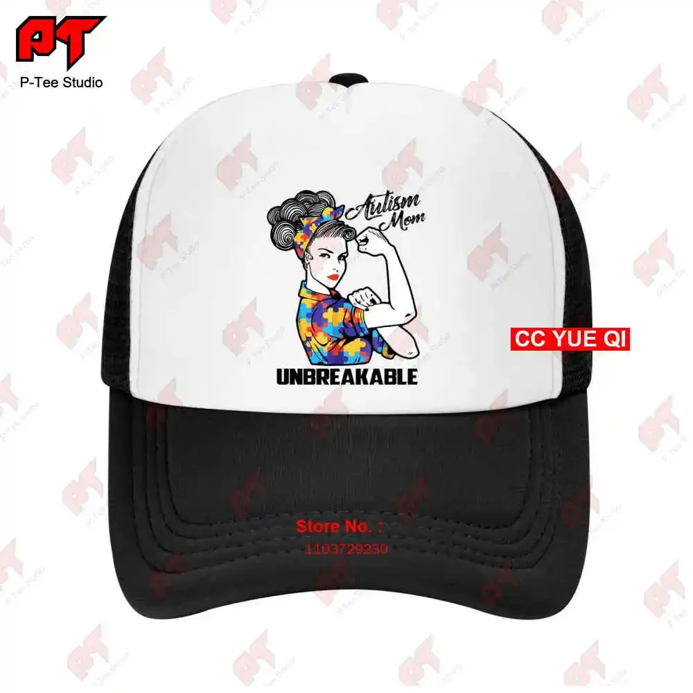 Autism Mom Unbreakable Autism Awareness Baseball Caps Truck Cap OJH0