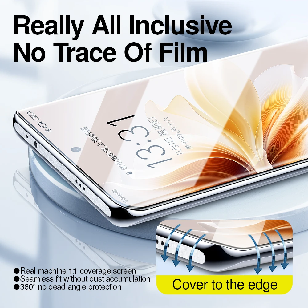SmartDevil Screen Protector For Oppo find X8 Pro Full Glue Microcrystalline Soft Film For Oppo RENO 13PRO Pro Cabin Film