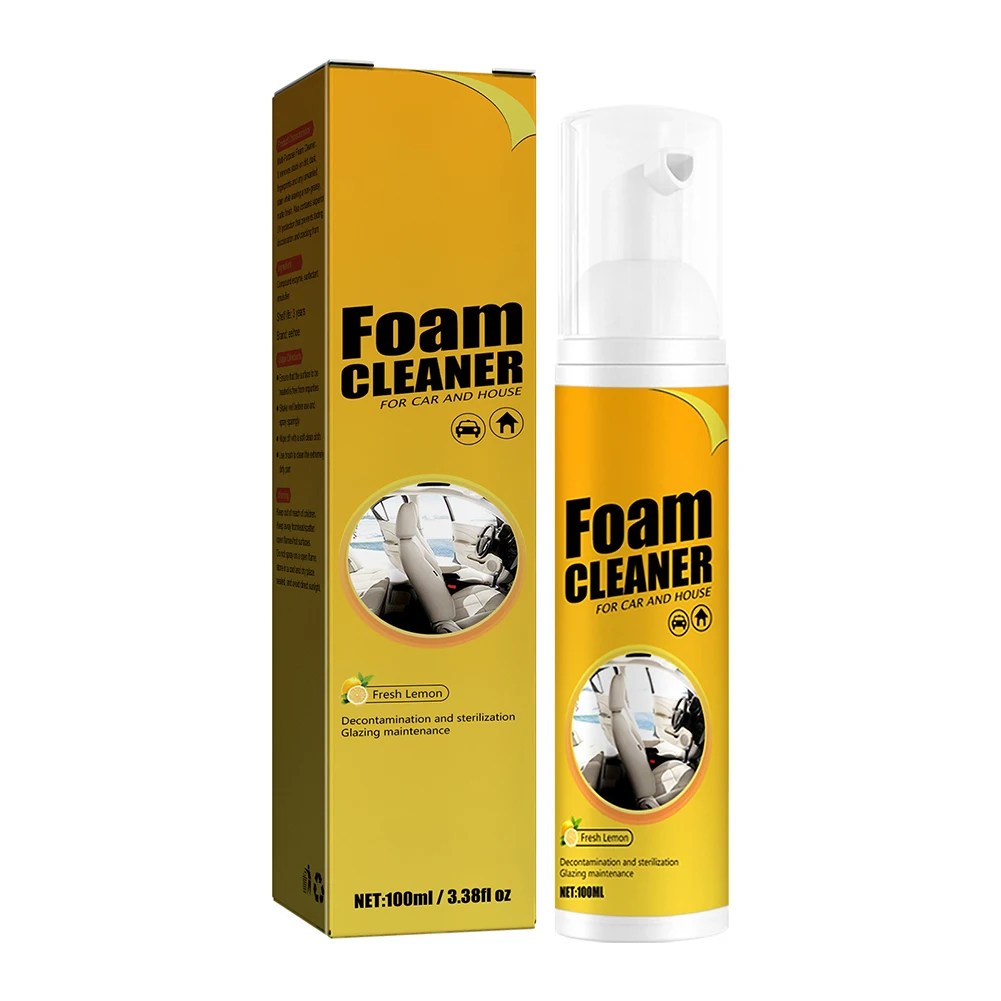 Multi-purpose Foam Cleaner Cleaning Agent Automotive Car Interior Seat Steering Decontamination Home Cleaners