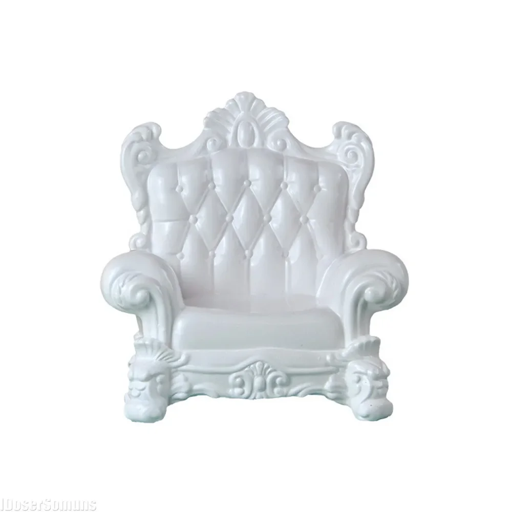 كرسي أريكة مصغر مع كرسي بذراعين لأثاث بيت الدمى ، نموذج أريكة صغيرة ، تظاهر ، مناسب لأثاث بيت الدمى ، ob11 #6