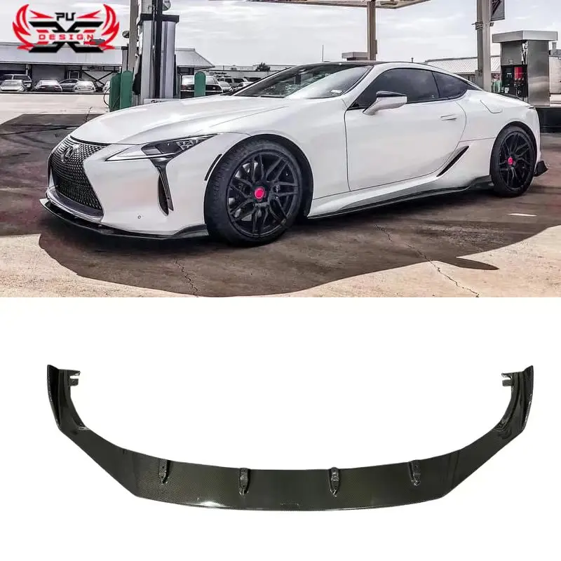 Art style Front Lip Front Bumper Lip For Lexus LC500 LC500H Carbon Fiber Bodykit