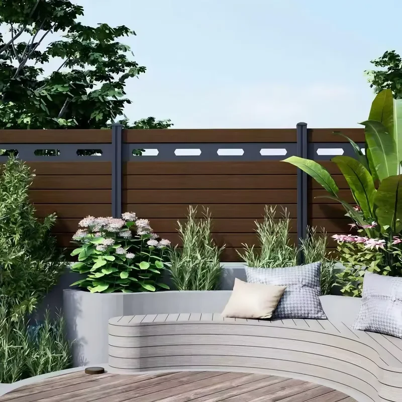 Modern-Style Windproof Waterproof Insect-Resistant Durable Eco-Friendly Aluminum Fencing for Balconies & Houses