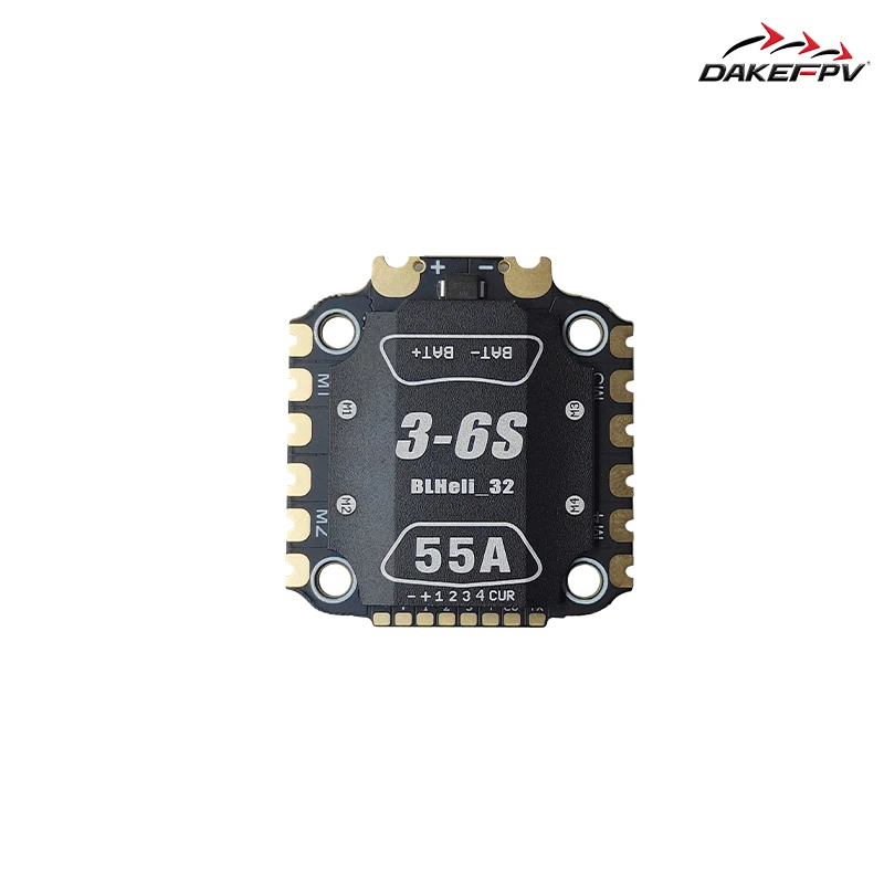 DAKEFPV BLHeli_32 Support AM_32 3-6/3-8S 55A/60A/70A Metal ESC Electronic Speed Controller Source Factory Drone Accessories