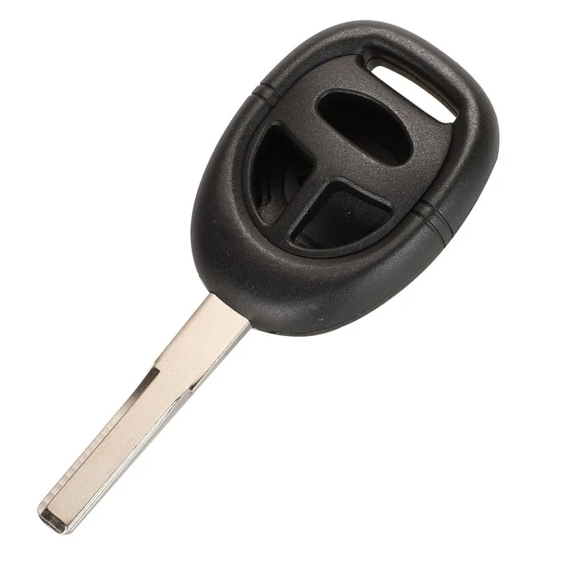 Jingyuqin Remote Car Key Fob Shell For Saab 9-3 9-5 93 95 With Uncut Key Blade Replacement 3 Buttons