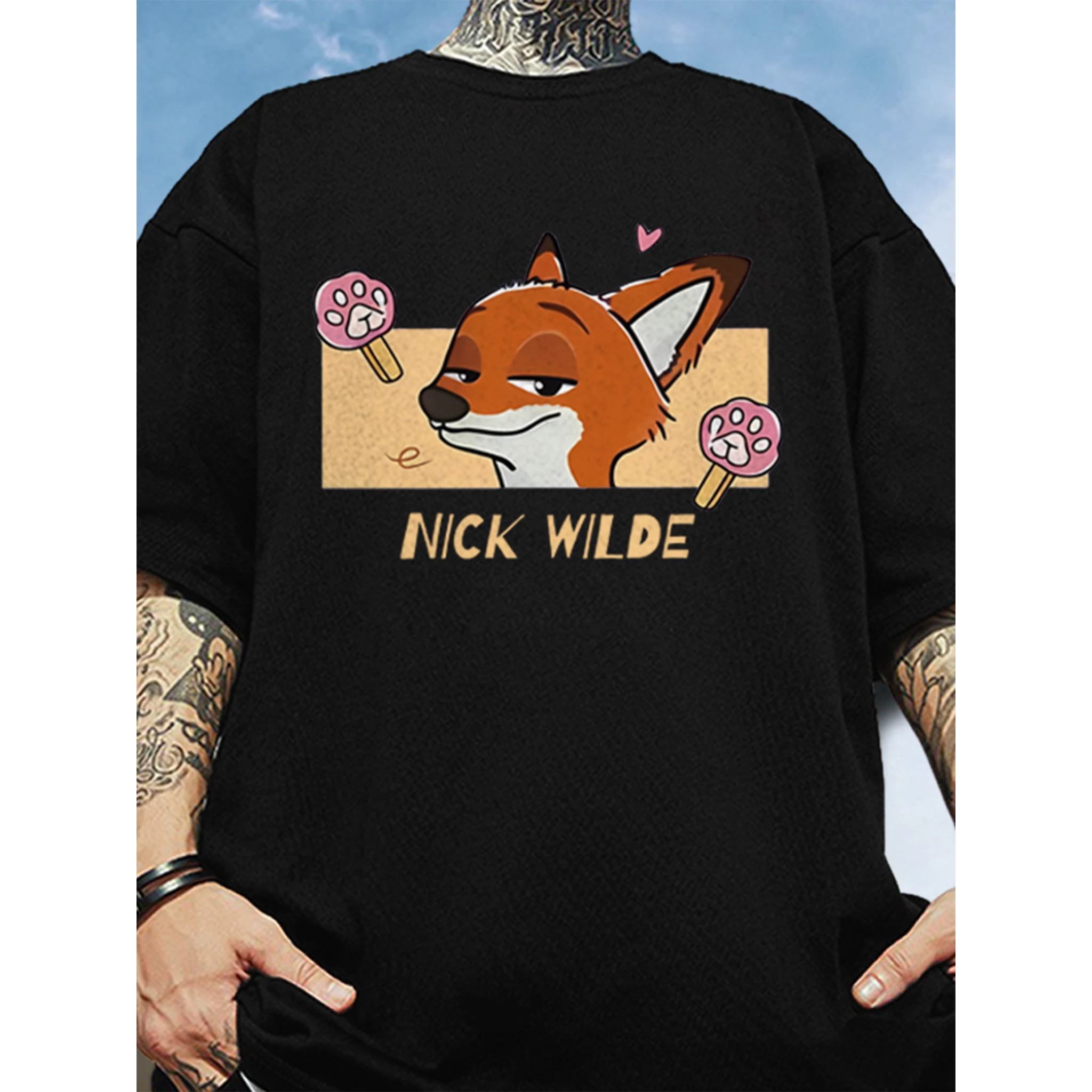 Disney Zootopia 2 Trajes familiares a juego, camisetas para adultos y niños, estampado Judy & Nick, top informal de verano y otoño