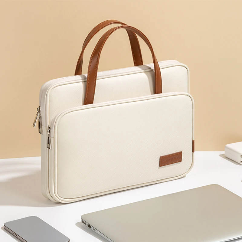 

13 14 inch Women Laptop Bag for MacBook Pro 14 M4/M3/M2 A3112 A3401 A3185 Dell Inspiron Lenovo Flex ASUS HP Pavilion Chromebook