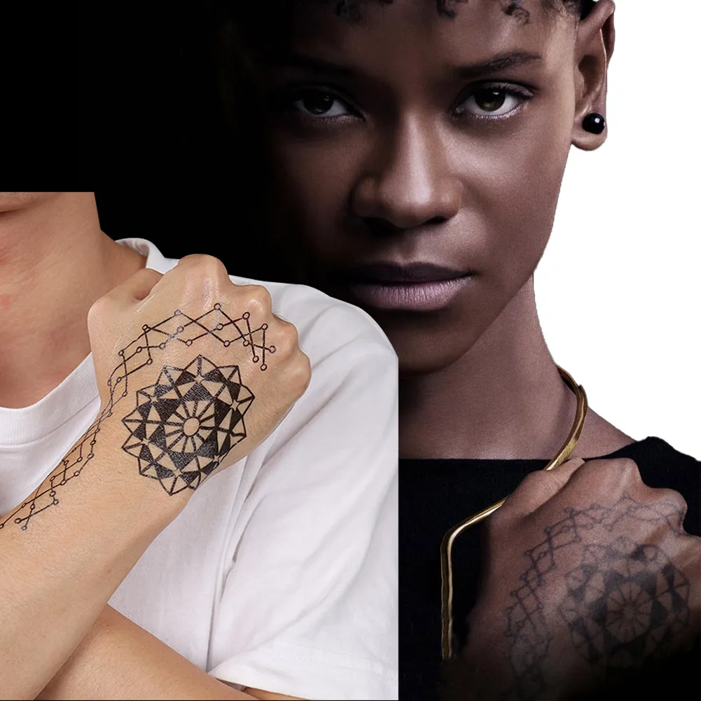 Shuri cosplay máscara adesivos de tatuagem pulseira acessórios filme wakanda para sempre feminino super-herói fantasia feminino rosto cheio headwear