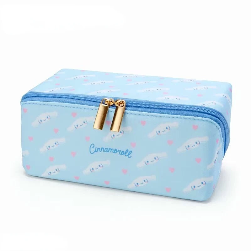 Sanrio new kawaii cute cartoon Hello Kitty anime picture cinnamon roll Kulomi stationery box creative pencil bag gift wholesale