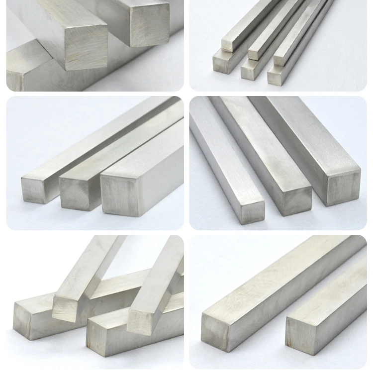 304 Stainless Steel Square Bar Rod Length 300mm 3MM 4MM 5MM 6MM 7MM 8MM 10MM 12MM 15MM 16MM 18MM