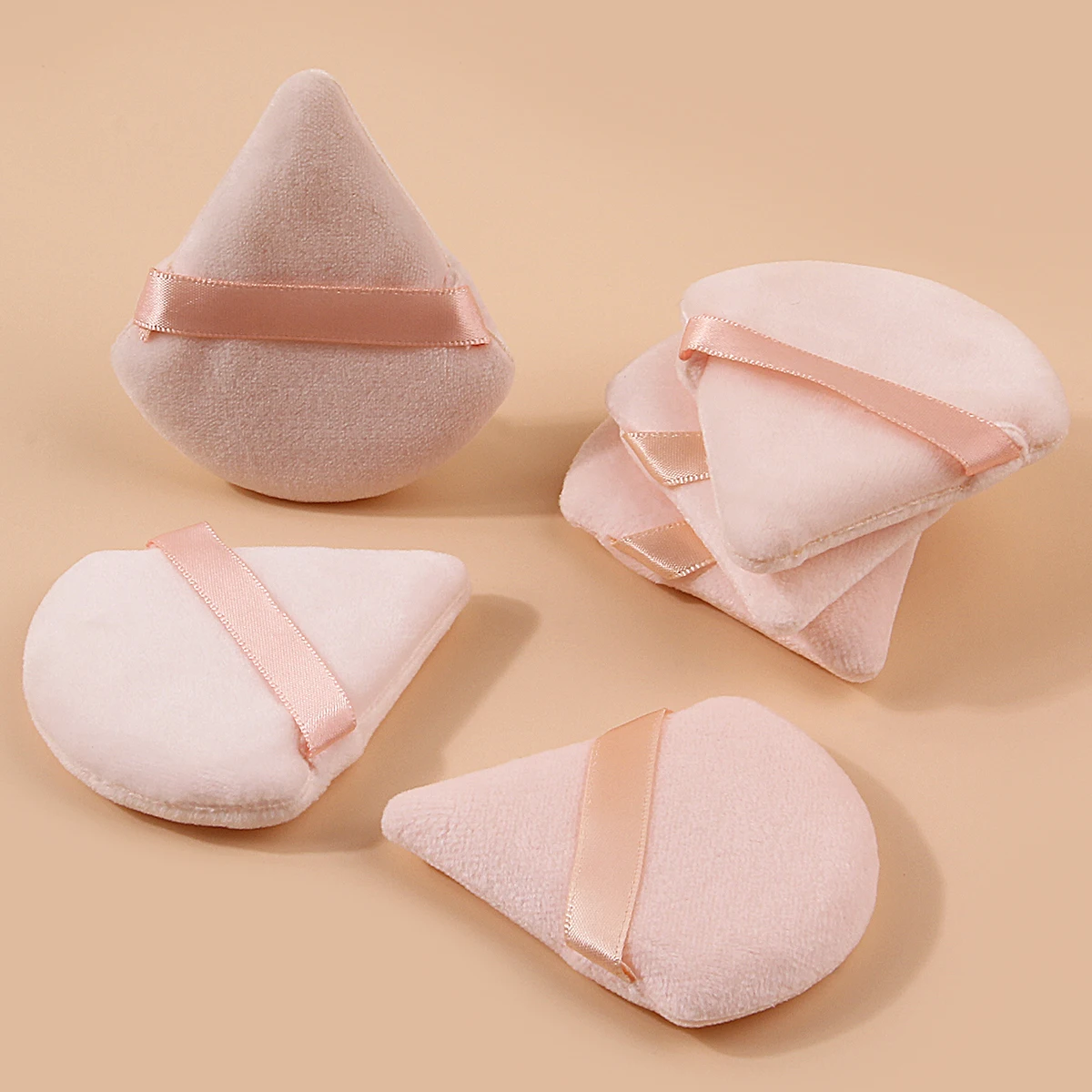 6PCS Best verkochte zachte spons driehoekige poederdons, geschikt voor zowel droog als nat gebruik, niet gemakkelijk te eten, een speciaal make-uptool