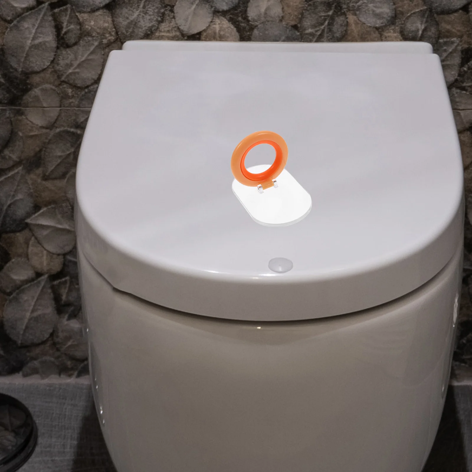 

2Pcs Toilet Seat Handle Lifter Wear-Resistant Self-Adhesive Cover Lifter Hygienic Touch-Free Bathroom Accessory for Office Hotel