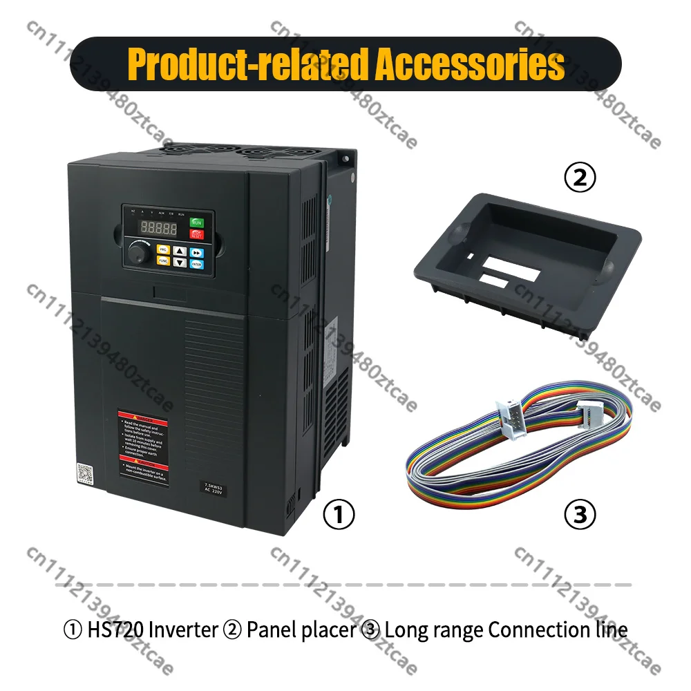 7.5-22KW VFD 380V 3 Phase Vector Inverter Motor Speed Controller for CNC Machine