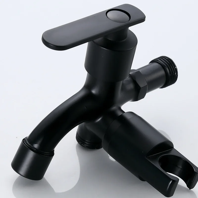 

1 in 2 Out Bathroom Faucet with Bidet Sprayer Kit, Toilet Dual Tap Water Valve with G1/2" Interface & 1.5M Hose,zinc Alloy