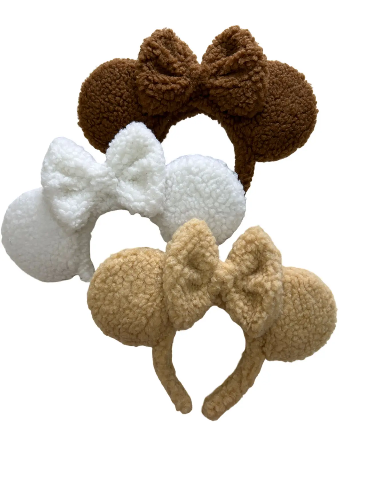 Plush Mickey Mouse Ears Hair Hoop Hairband Headband Hair Accessories Women Girl Baby Toys COSTUME Headband Cosplay Gift