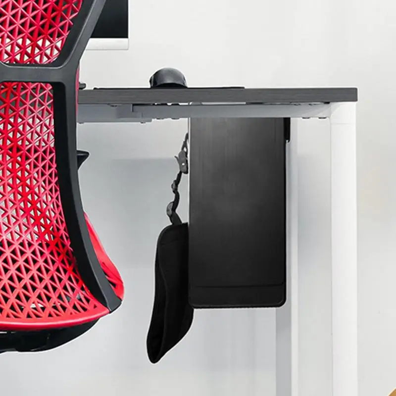Universal Pc Case Holder Under Desk Cpu Stand Wall Mounted Adjustable Computer Mainframe Hanger Easy Installation - Image 5