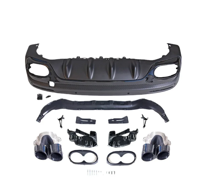 Rear Lip Exhaust Tip for Mercedes GLB, AMG Style 4 Outlet Tailpipe,FOR GLB35 GLB45 Compatible, Car Modification Accessories