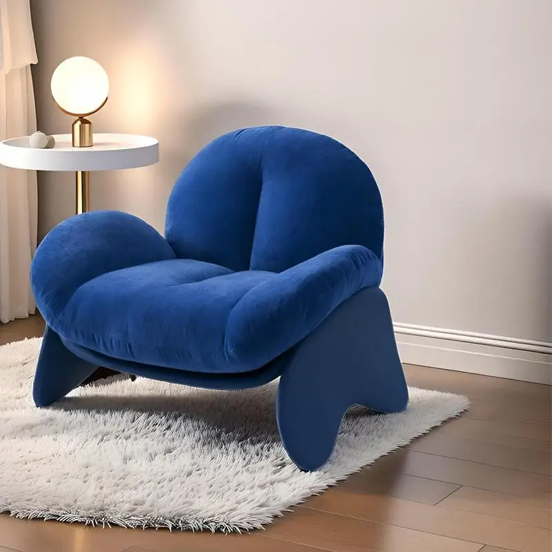 

Designer medieval tiger chair wabi-**** model room lazy recliner single sofa living room balcony leisure chair