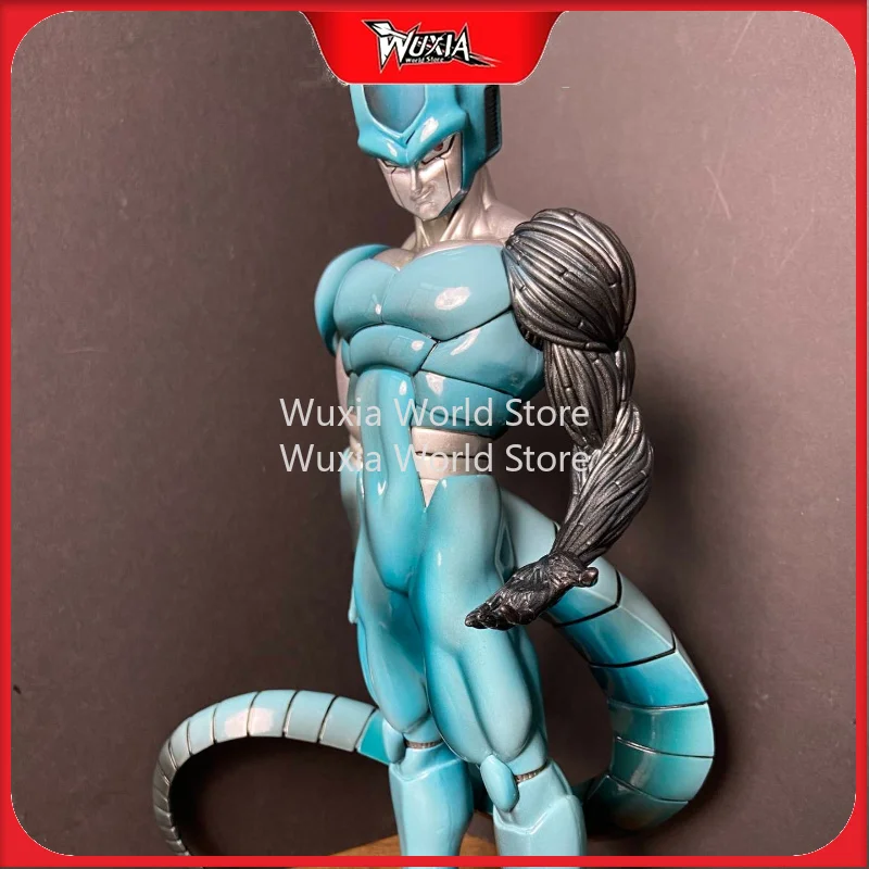

New 28cm Dragon Ball Anime Metal Cooler Figures Double Headed and Handed Statue Desktop Decoration Ornaments Gifts Toys for Boys