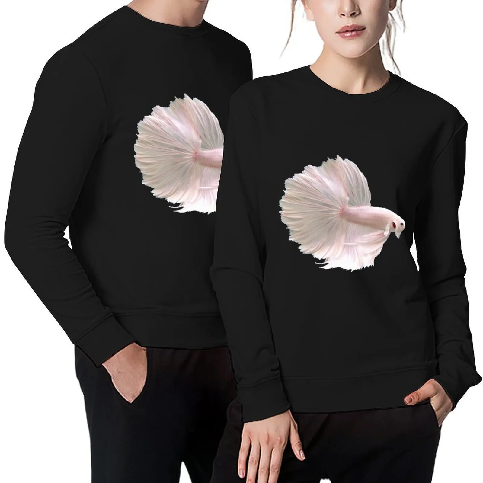 

Betta Pale Pullover winter clothes fashion men mens clothing anime clothing hooded sweatshirt for men