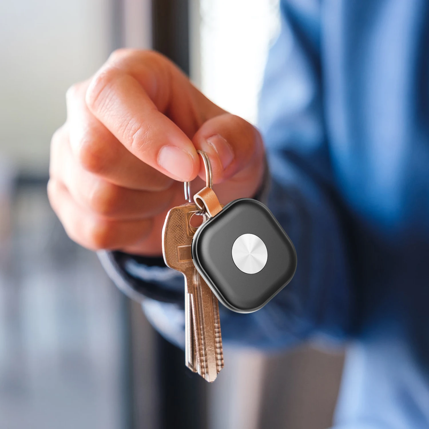 Porte-clés personnel intelligent, 2 pièces, commutateur Rf-Wifi intelligent, localisateur à distance, sifflet, traceur intelligent avec application pour téléphone