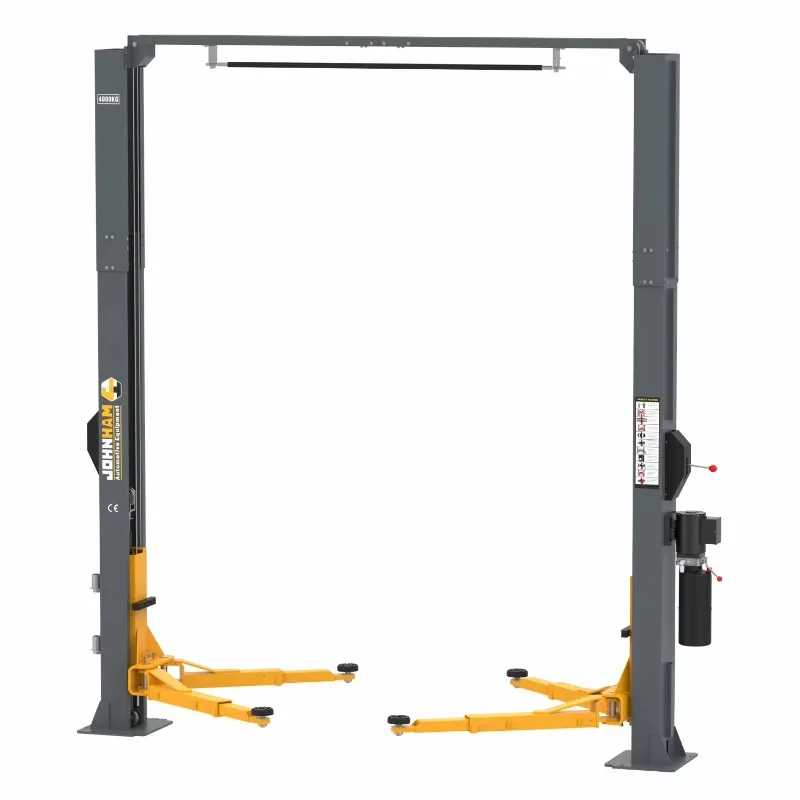 4 Ton Two-Post Garage Repair Machine Hot Sale Clear Floor Hydraulic Lift Double Cylinder Hydraulic Lift Car Lift