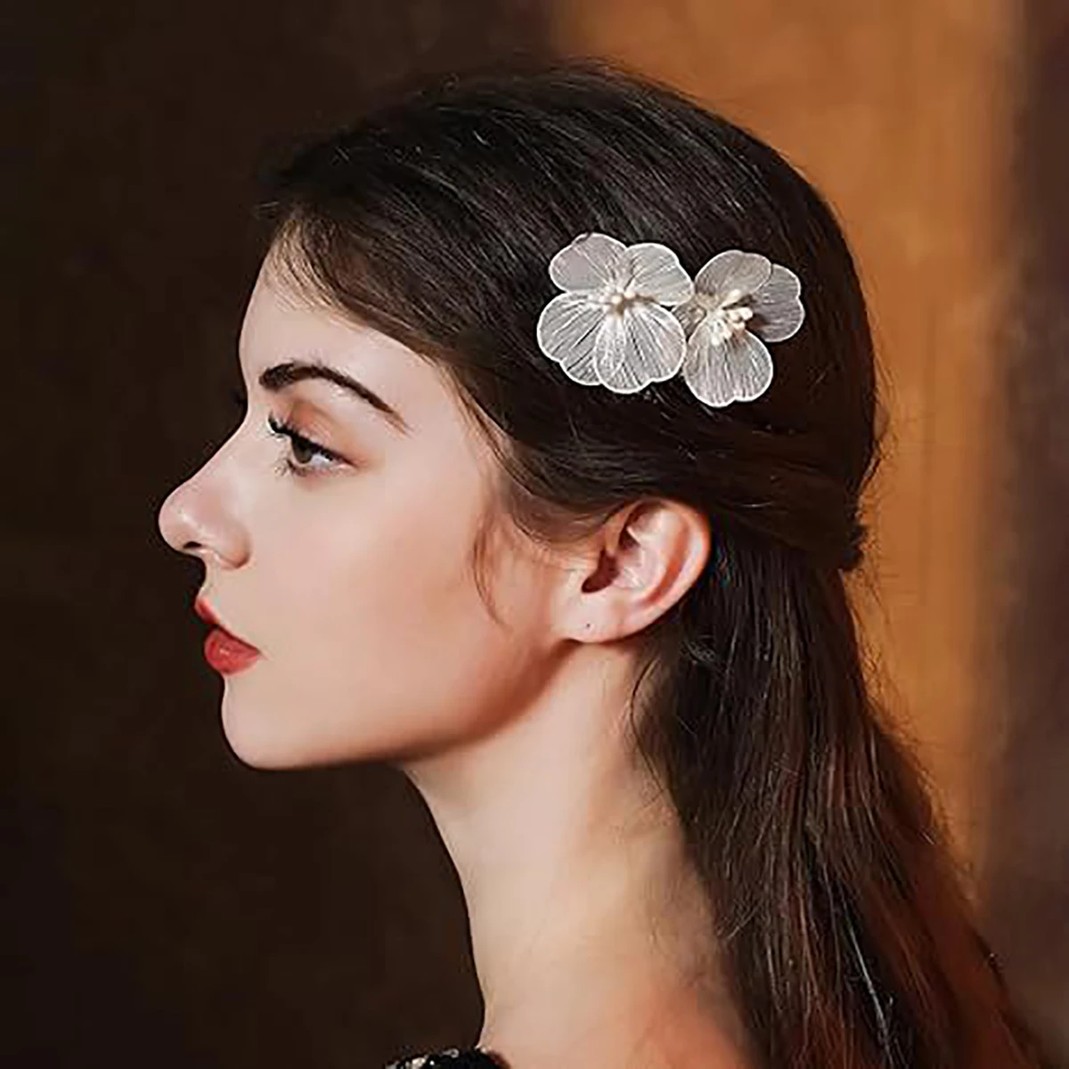 Alloy Flower Hair Clips Women's Hair Accessories Fashion Bridal Wedding Hair Comb Women's Hair Clips Wedding Accessories