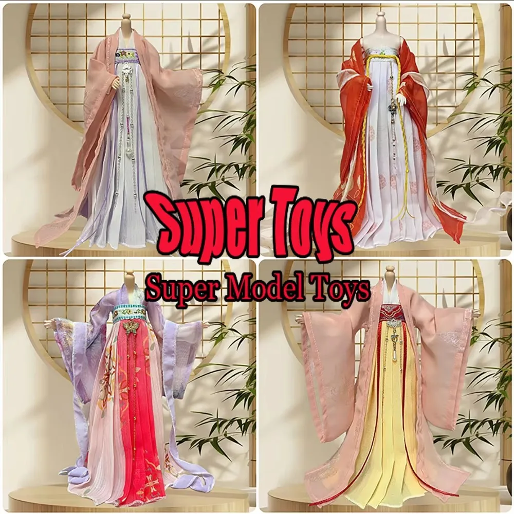 

В наличии 5 стилей, масштаб 1/6, аксессуар для одежды солдата, китайский древний ханьфу, подходит для 12-дюймовой экшн-фигурки, модель куклы