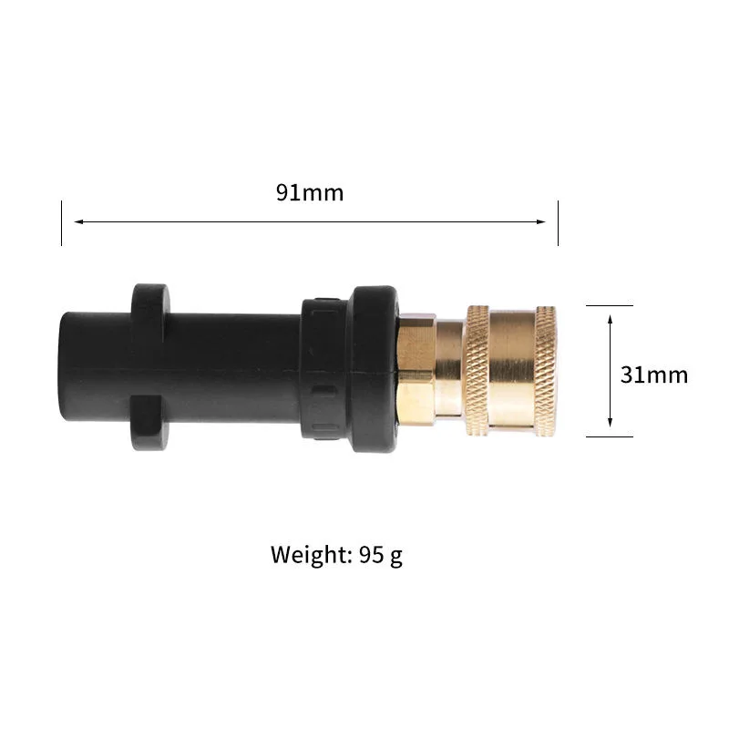 K2-k7 high pressure water gun quick adapter 1/4 quick connector pa foam pot accessories