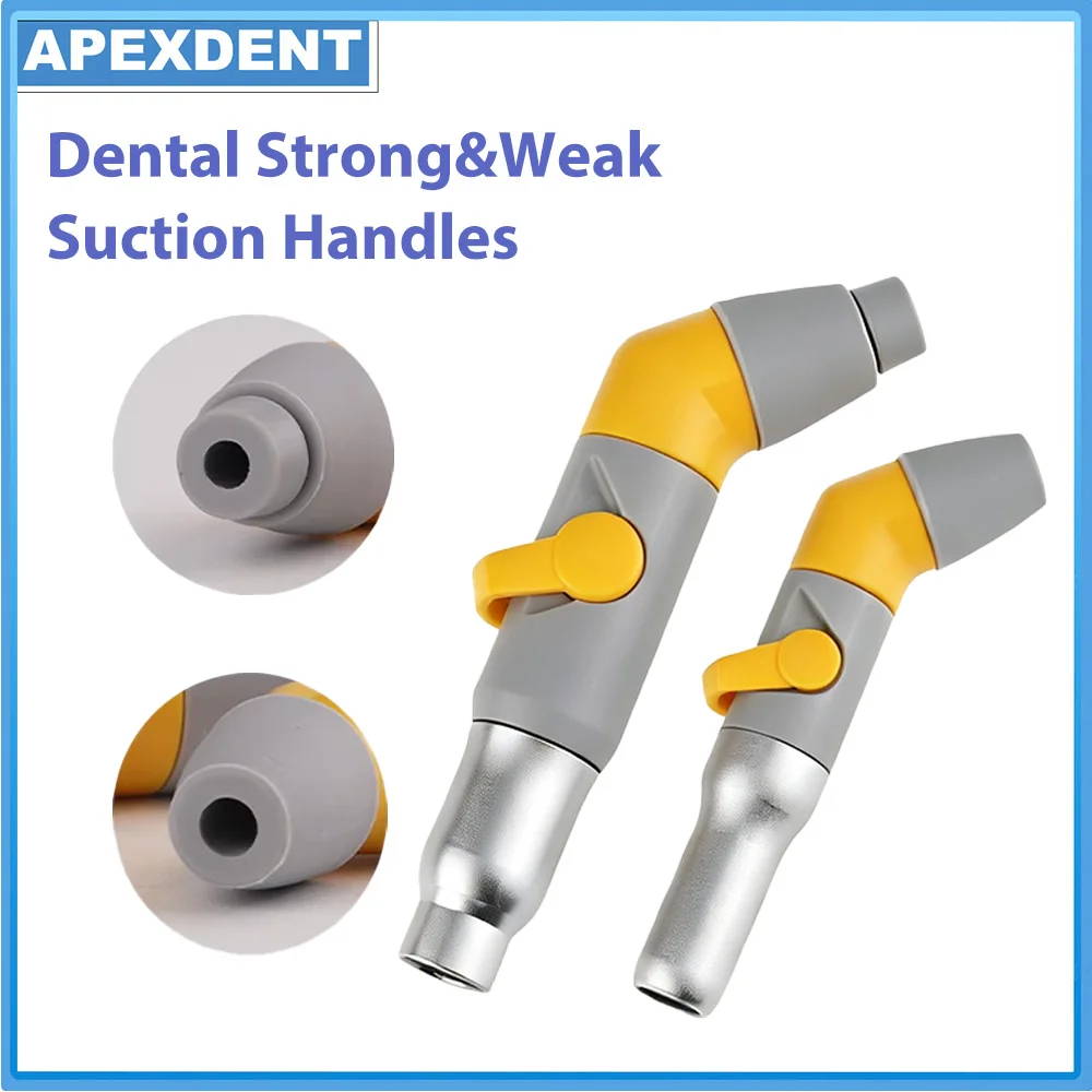 APEXDENT Dental Saliva Ejector With Strong Weak Suction Oral Saliva Handpiece Tip Adapter Dentist Chair Accessories Supply