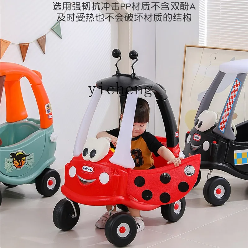 Zf子供用四輪スライディングウォーカー、幼稚園のおもちゃの車、ベビーウォーカー