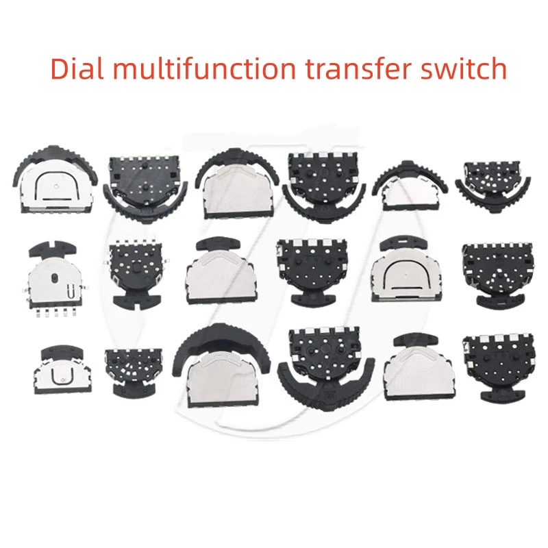 10PCS Dial Wheel Switch Size Head 3 Feet Patch Reset Encoder MP3 MP4 Pulsator Roller Shaking Head Button Switch