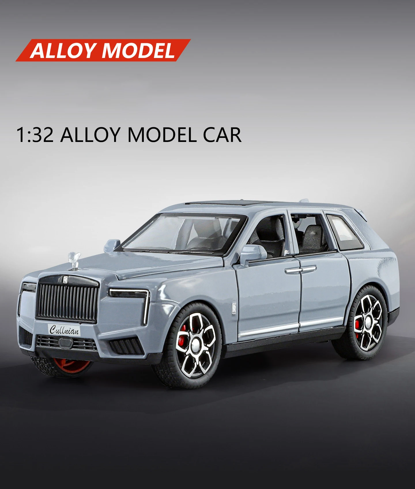 1/32 2025 Rolls Royce SUV Cullinan Legierung Luxusauto Modell Druckguss Metall Spielzeug Geländewagen Auto Modell Sound und Licht Kinder Geschenk – Detail 1