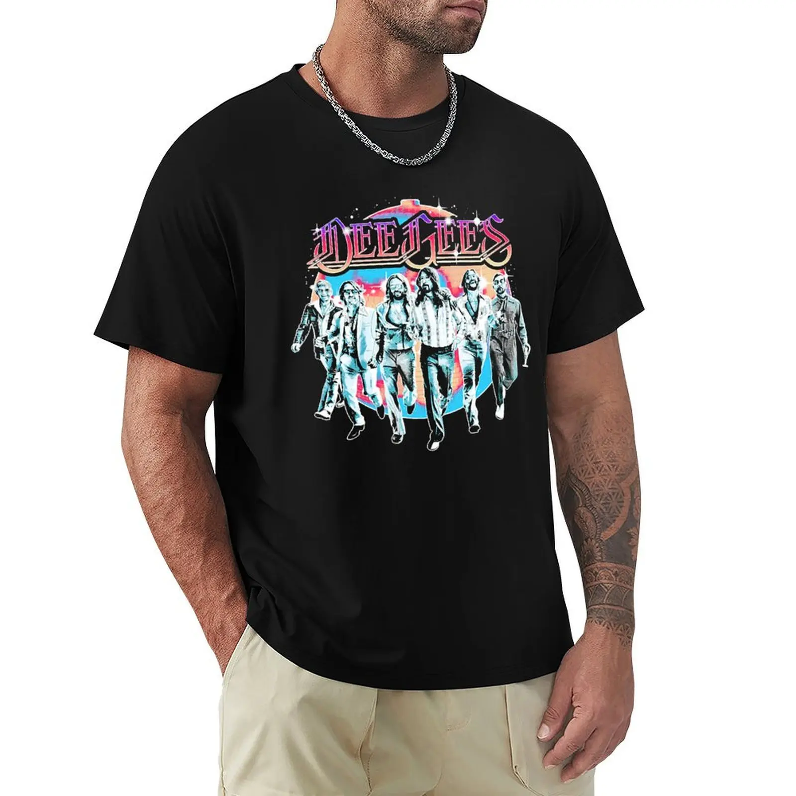 DEE GEES T-Shirt Casual All Match Tee Shirt for Men