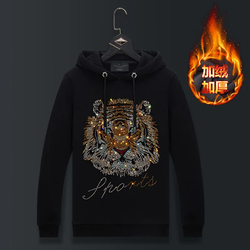 

Толстовка мужская зимняя толстовка с капюшоном в виде животного