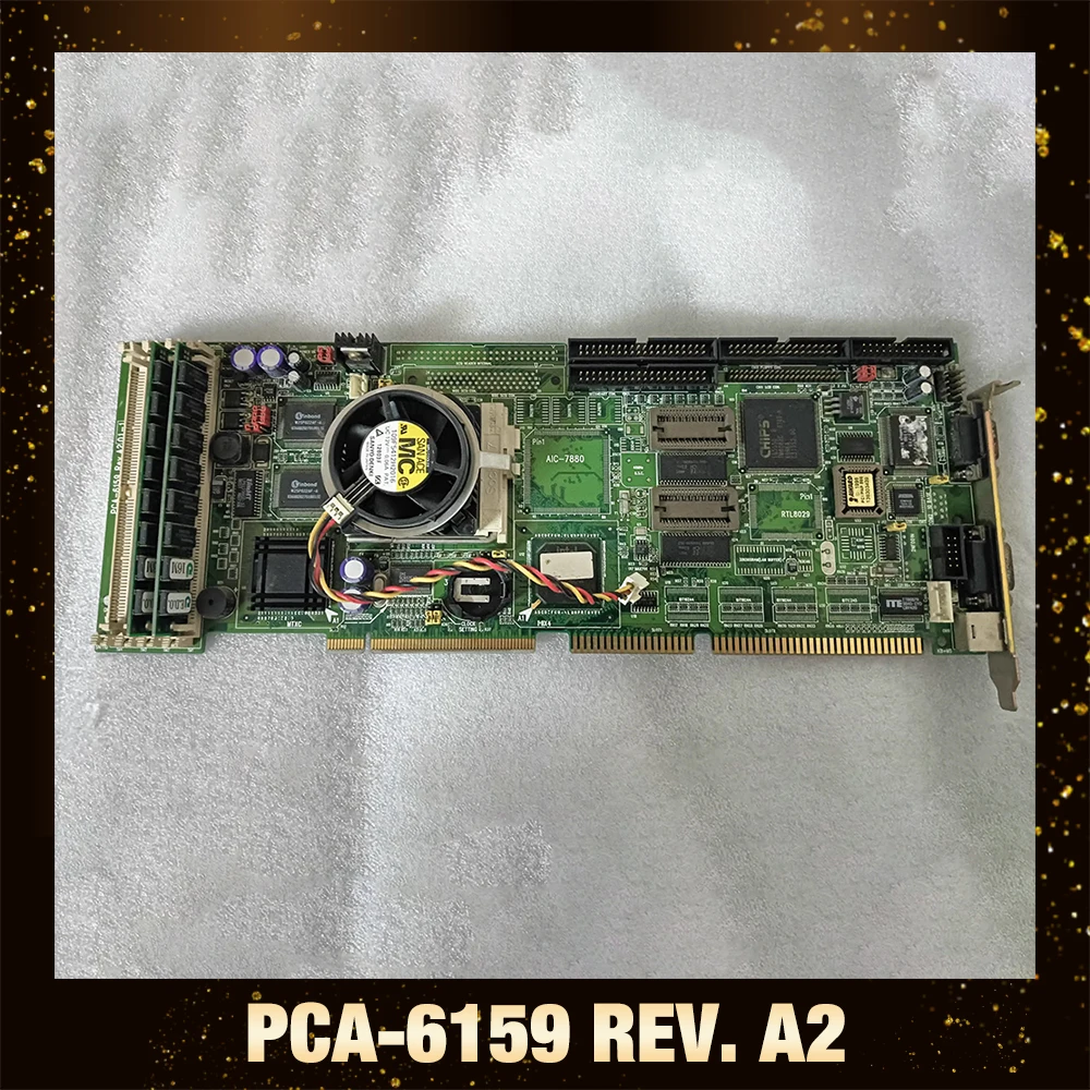 For Advantech 586 PCA-6159 Rev. A2 Industrial Control Computer Equipment Motherboard