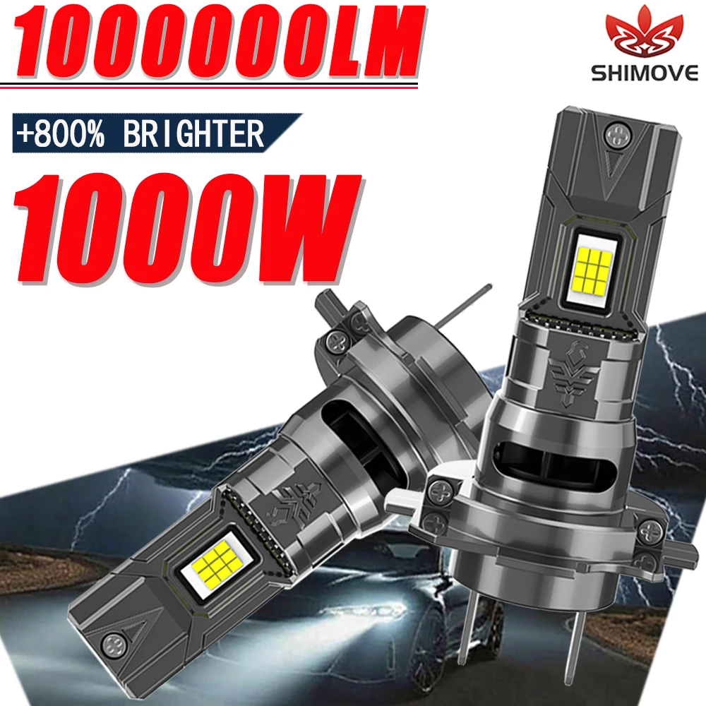 

H7 LED Headlight Bulbs for Car Spotlights Automobile Lamps Canbus Turbo Auto Fog Lights High Power Mini Size Headlamp 12V 24V