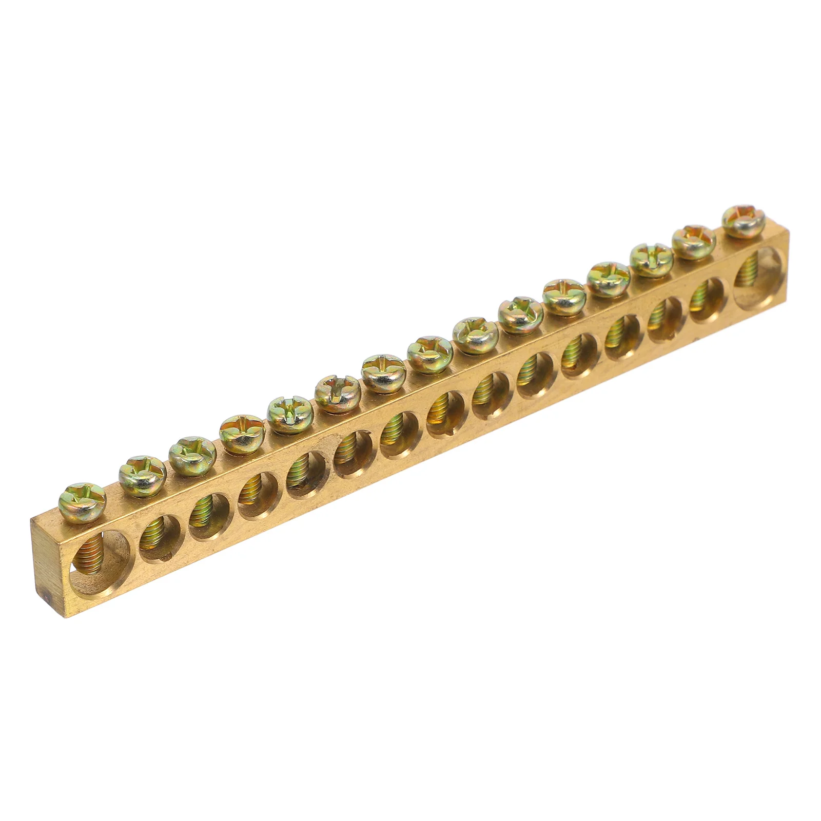 

Copper Terminal Bus Bar Electrical Ground Bar Heavy Duty Distribution Block High Power Compact Design Easy Installation