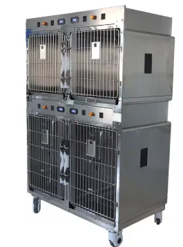 

Stainless Steel Pet Cage with Heating and Chamber for Use