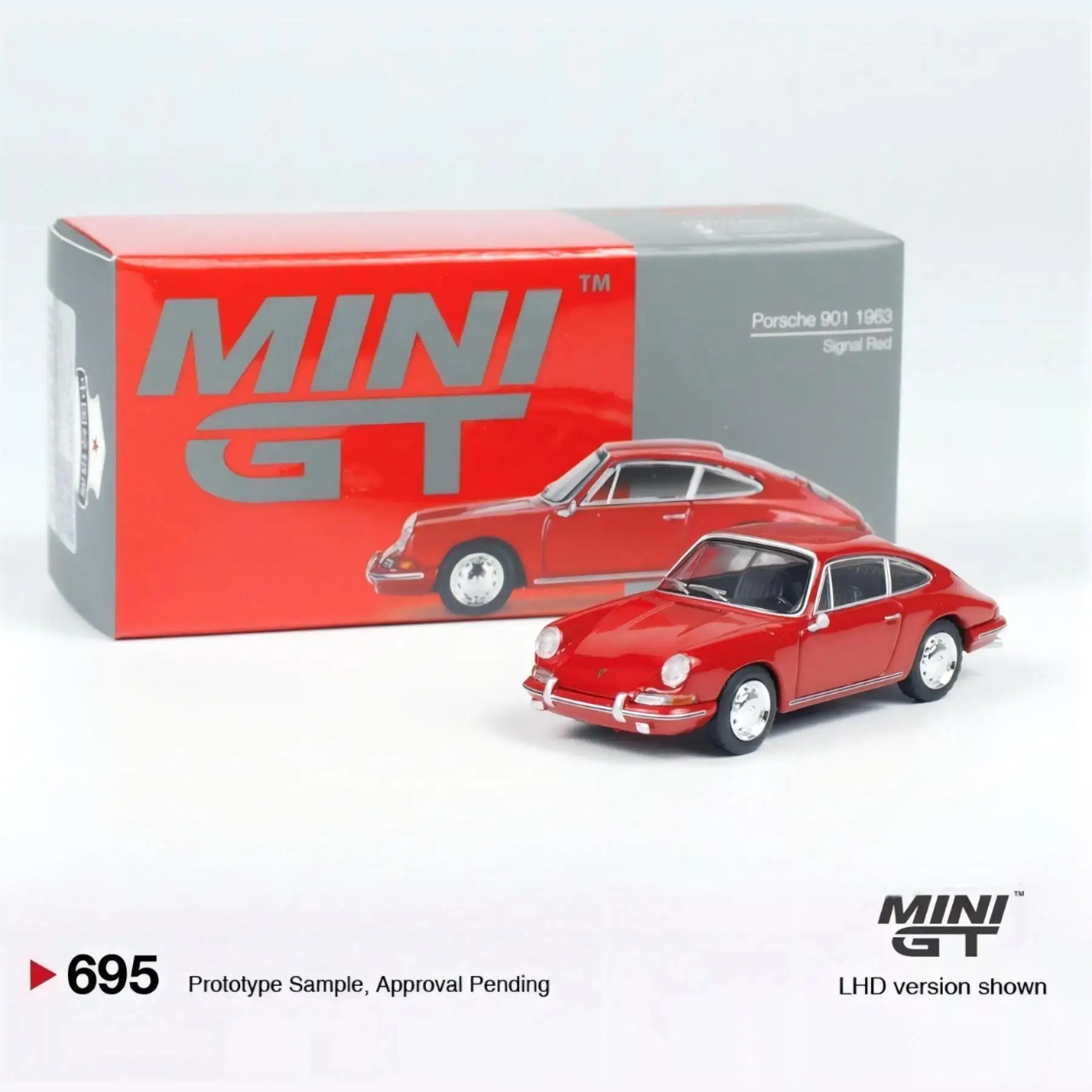 TSM miniGt 1/64 # 695 901 1963 Segnale Rosso LHD Collezione di modelli di auto in lega pressofusa Giocattolo regalo