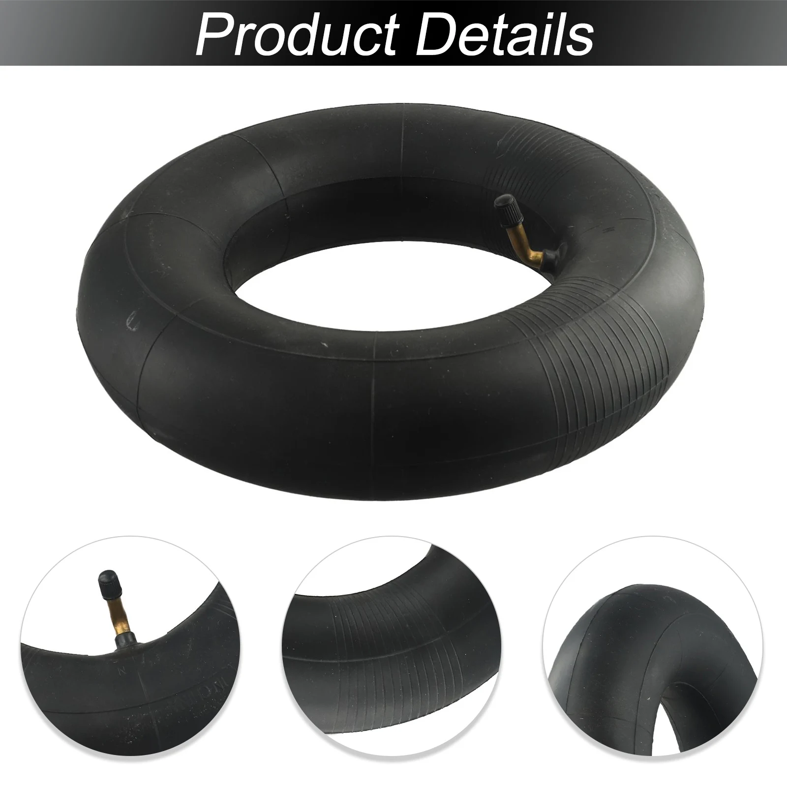 For Wheelbarrow For Electric Scooter Scooter Tube Inner Tube Outdoor 1 Pc 4.10/3.50-5 Bent Air Nozzle Replacement