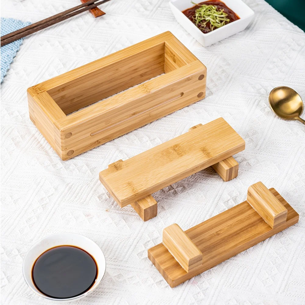 Japanese Style Make Sushi Tool Gadget, Nori Hand Press Rice, Flat Press Rice Ball, Melaleuca Sushi Mold, Kitchen Accessories