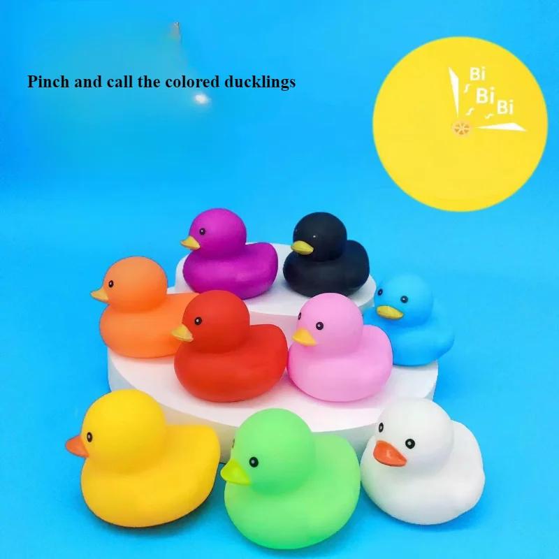 Bath Duck Toys Rubber Duck Family Squeak & Float Ducks Baby Shower Toy for Toddlers Boys Girls