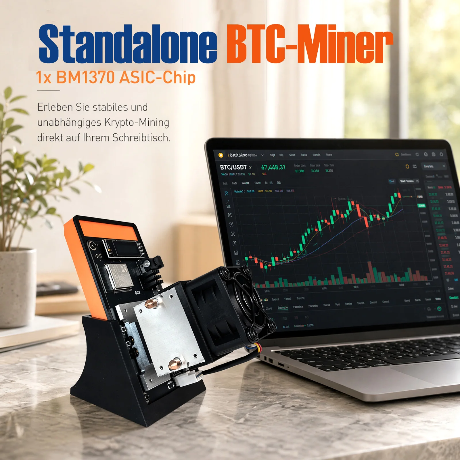 Bitaxe Gamma 601/602 Bitcoin Solo Mining Machine 1.7~1.8TH/s – Open Source Lottery Miner Overclockable ASIC, Personal Crypto Rig
