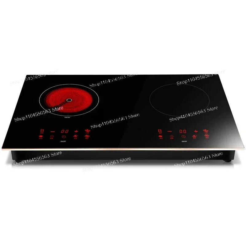 

2200W2 Smart Double-Head Induction Cooker - Desktop Electric Ceramic Stove for Stir Fry