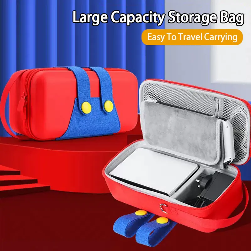 

Big Capacity Storage Bag For Nintendo Switch Game Console TV Dock Case Portable Travel Carrying Pouch Handbag Classic Design