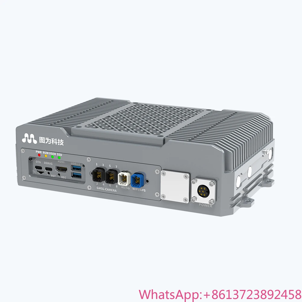

Jetson Module 8GB 67TOPS Orin Nano RS232 RS485 Smart Edge AI Box GPS PTP RTK Edge Computing Case