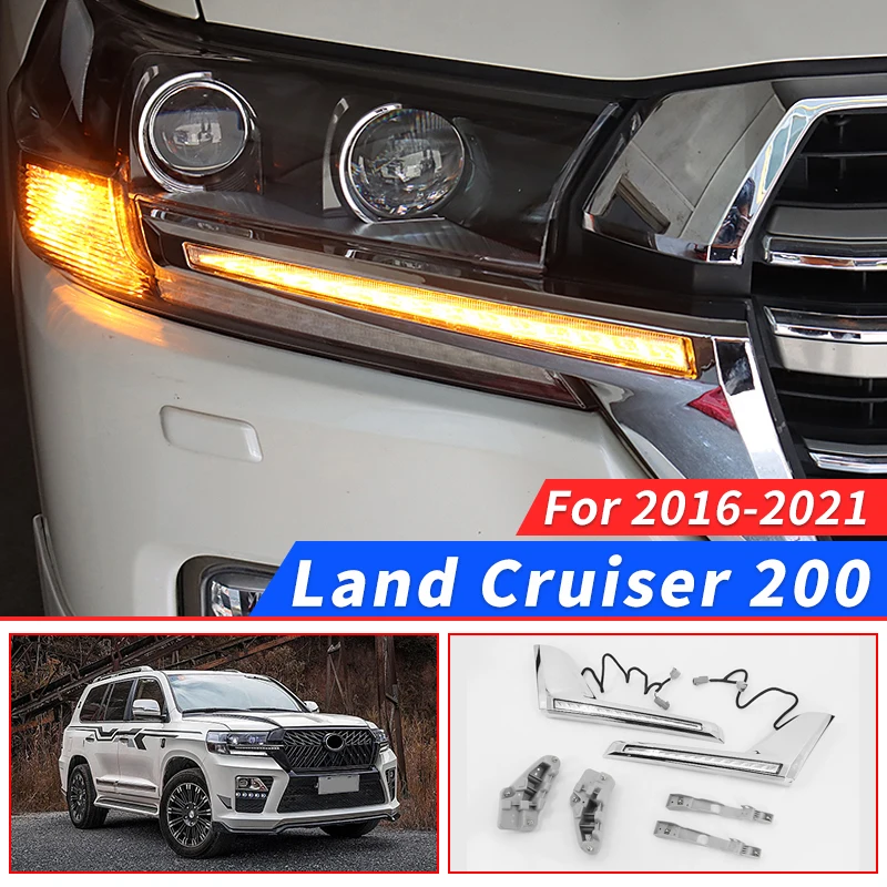 

For 2016-2021 Land Cruiser Led Streamer Turn Light High-Equipped Flowing Fluorescent Lamp Land Cruiser Modification Accessories